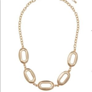 Hexagon Link Chain Necklace